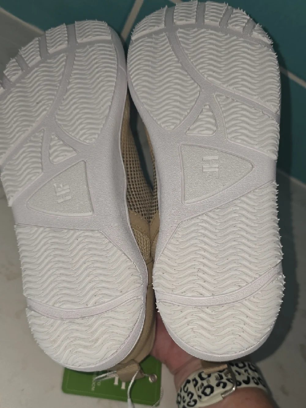 HF Women’s Athletic Sneakers in Beige - Picture 7 of 10